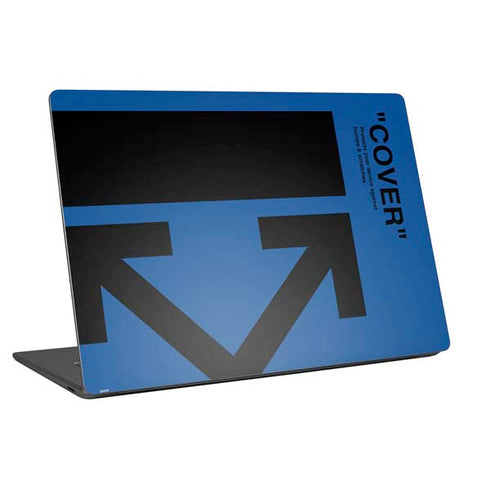 Black and Blue Arrows Universal Laptop 12in (9.8 x 6.8in) Skin
