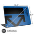 Black and Blue Arrows Universal Laptop 16.6in (13.4 x 9.7in) Skin