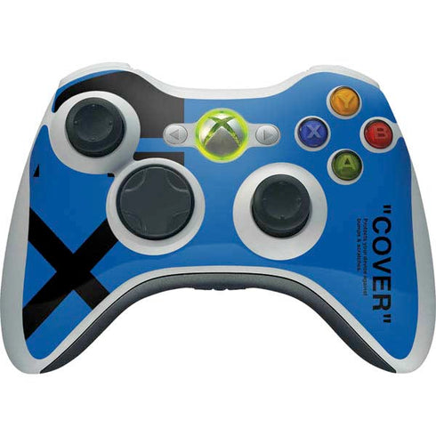 Black and Blue Arrows Xbox 360 Wireless Controller Skin