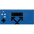 Black and Blue Arrows Xbox Adaptive Controller Skin