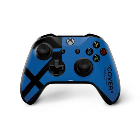 Black and Blue Arrows Xbox One X Controller Skin