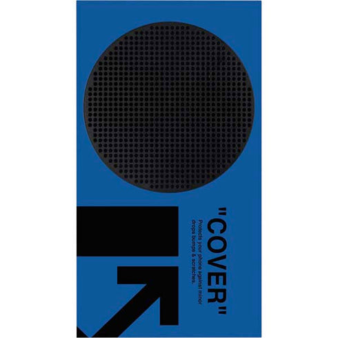 Black and Blue Arrows Xbox Series S Console Skin