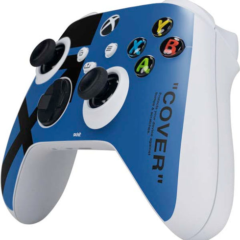 Black and Blue Arrows Xbox Series S Controller Skin