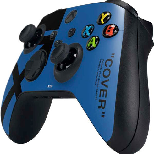 Black and Blue Arrows Xbox Series X Controller Skin