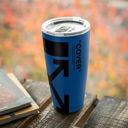 Black and Blue Arrows Yeti 20oz Tumbler Skin