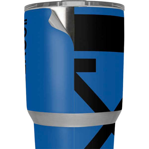 Black and Blue Arrows Yeti 30oz Rambler Tumbler Skin