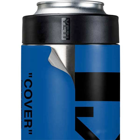 Black and Blue Arrows Yeti Colster Can Insulator Skin