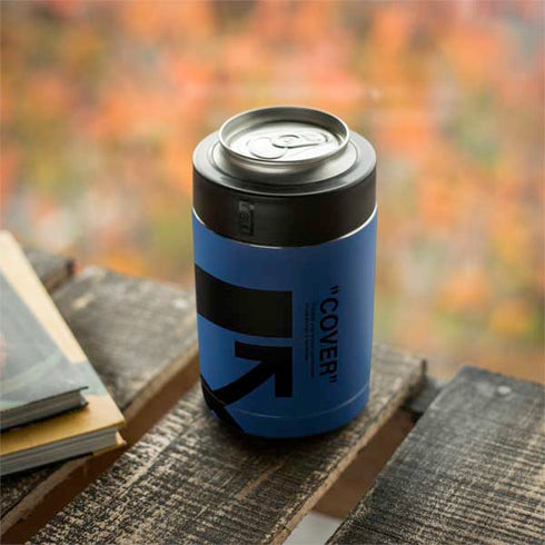 Black and Blue Arrows Yeti Colster Can Insulator Skin