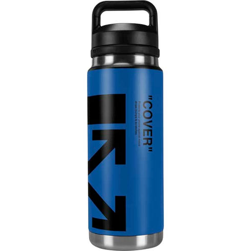 Black and Blue Arrows YETI Rambler 26oz Bottle Skin