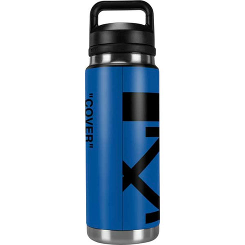 Black and Blue Arrows YETI Rambler 26oz Bottle Skin