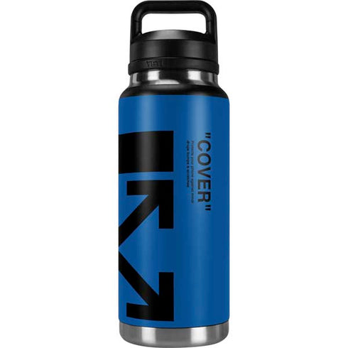 Black and Blue Arrows YETI Rambler 36oz Bottle Skin