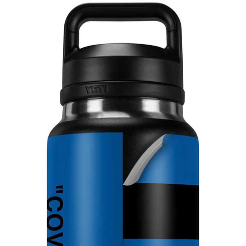 Black and Blue Arrows YETI Rambler 36oz Bottle Skin