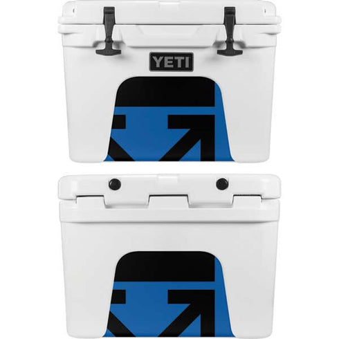 Black and Blue Arrows YETI Tundra 35 Hard Cooler Skin