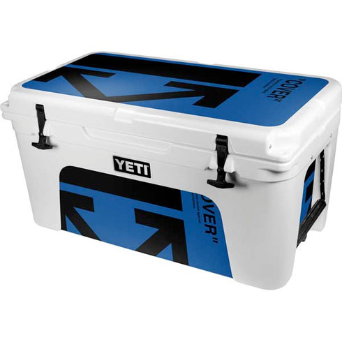 Black and Blue Arrows YETI Tundra 65 Hard Cooler Skin