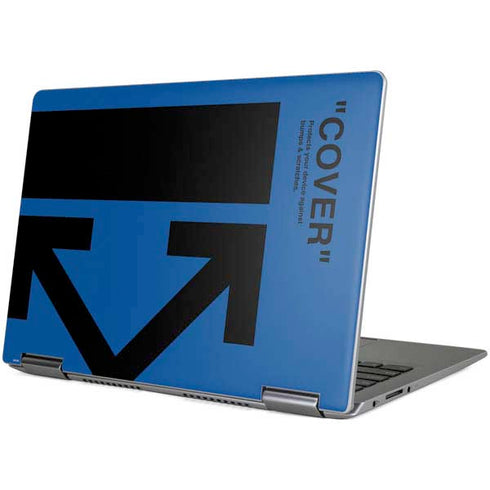 Black and Blue Arrows Yoga 710 14in Skin