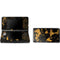 Black and Gold Scattered Marble 3DS (2011) Skin