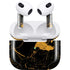Black and Gold Scattered Marble Apple AirPods (3rd Gen 2021) Skin