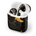 Black and Gold Scattered Marble Apple AirPods Skin