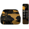 Black and Gold Scattered Marble Apple TV Skin
