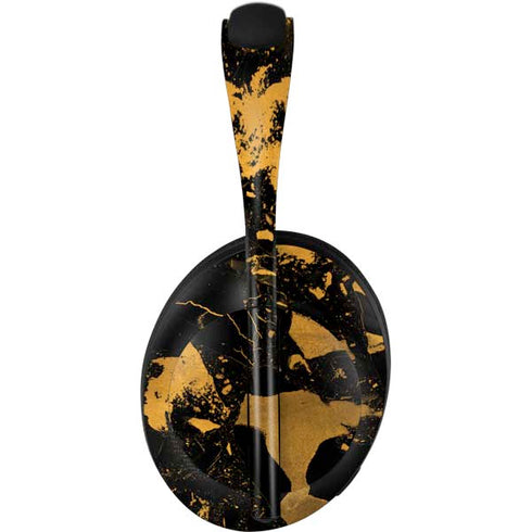 Black and Gold Scattered Marble Bose Noise Cancelling Headphones 700 Skin