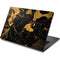 Black and Gold Scattered Marble Dell Chromebook Skin