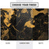 Black and Gold Scattered Marble Dell Vostro Skin