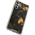 Black and Gold Scattered Marble Galaxy A15 5G Clear Case
