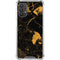 Black and Gold Scattered Marble Galaxy A32 5G Clear Case