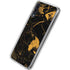 Black and Gold Scattered Marble Galaxy A50 Clear Case