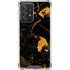 Black and Gold Scattered Marble Galaxy A52 5G Clear Case
