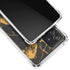 Black and Gold Scattered Marble Galaxy A52 5G Clear Case