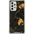 Black and Gold Scattered Marble Galaxy A53 5G Clear Case