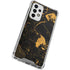 Black and Gold Scattered Marble Galaxy A53 5G Clear Case