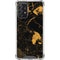 Black and Gold Scattered Marble Galaxy A72 5G Clear Case