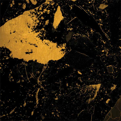 Black and Gold Scattered Marble Galaxy Note 8 Skin