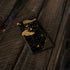 Black and Gold Scattered Marble Galaxy Note 9 Skin