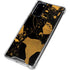 Black and Gold Scattered Marble Galaxy Note20 5G Clear Case
