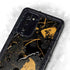 Black and Gold Scattered Marble Galaxy Note20 5G Waterproof Case