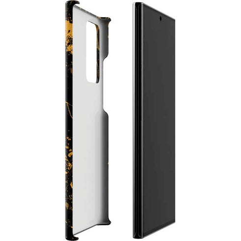Black and Gold Scattered Marble Galaxy Note20 Ultra 5G Lite Case
