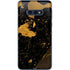 Black and Gold Scattered Marble Galaxy S10e Skin