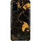 Black and Gold Scattered Marble Galaxy S20 Lite Case