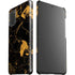 Black and Gold Scattered Marble Galaxy S20 Lite Case