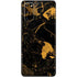 Black and Gold Scattered Marble Galaxy S20 Skin