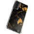 Black and Gold Scattered Marble Galaxy S21 Plus 5G Clear Case