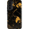 Black and Gold Scattered Marble Galaxy S22 Pro Case