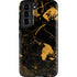 Black and Gold Scattered Marble Galaxy S22 Pro Case