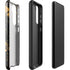 Black and Gold Scattered Marble Galaxy S22 Pro Case