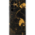 Black and Gold Scattered Marble Galaxy S22 Ultra Skin