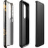 Black and Gold Scattered Marble Galaxy S23 Plus Pro Case