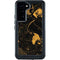 Black and Gold Scattered Marble Galaxy S23 Plus Waterproof Case